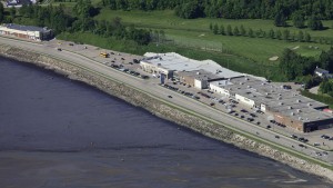 Vue par drone LE Centre Charlevoix Quebec