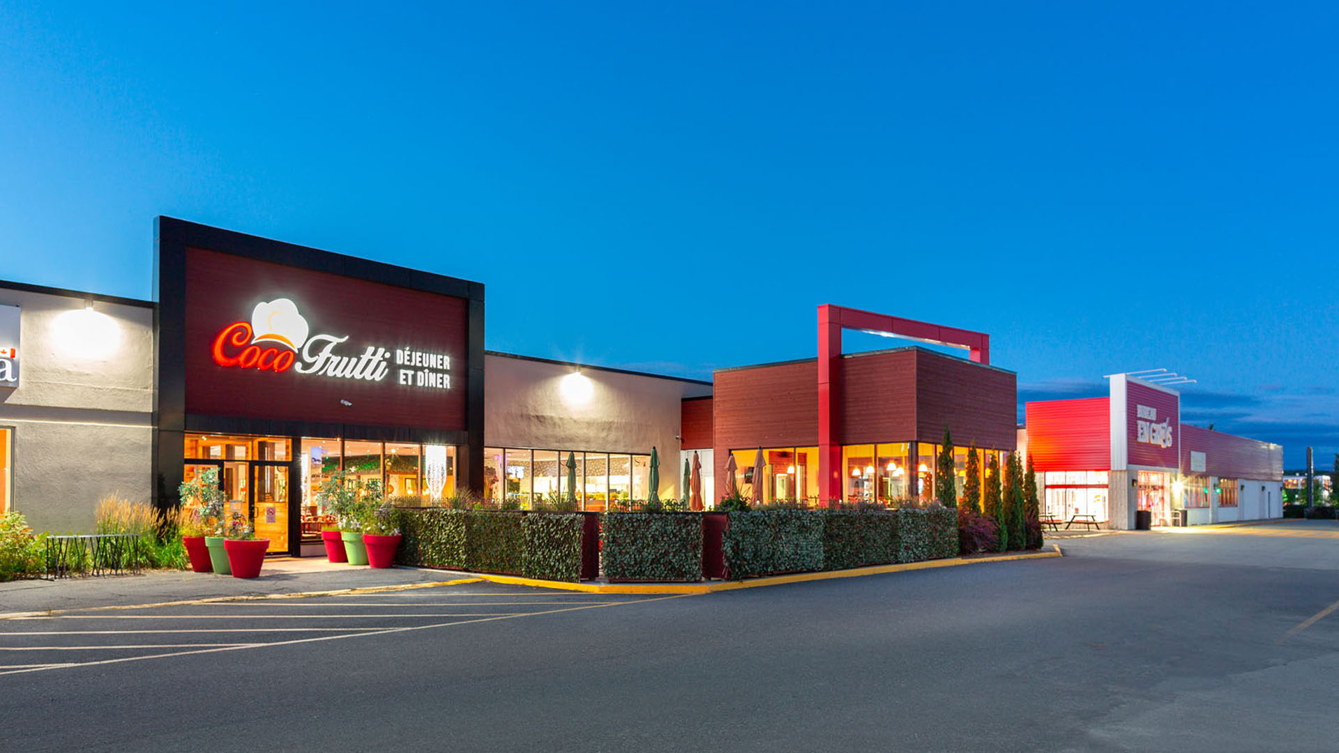 Restaurant Coco Frutti des Galeries Orford Magog