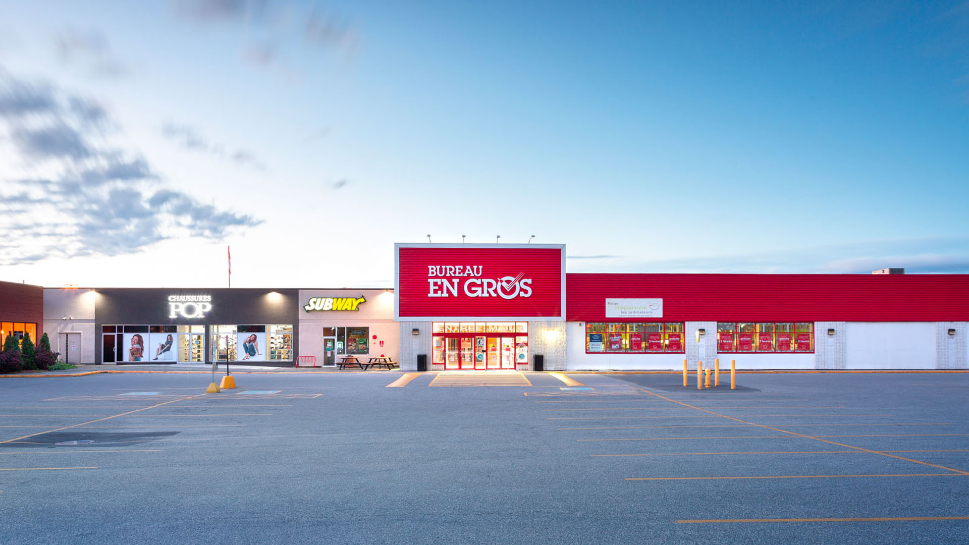 Bureau en gros Galeries Orford Magog